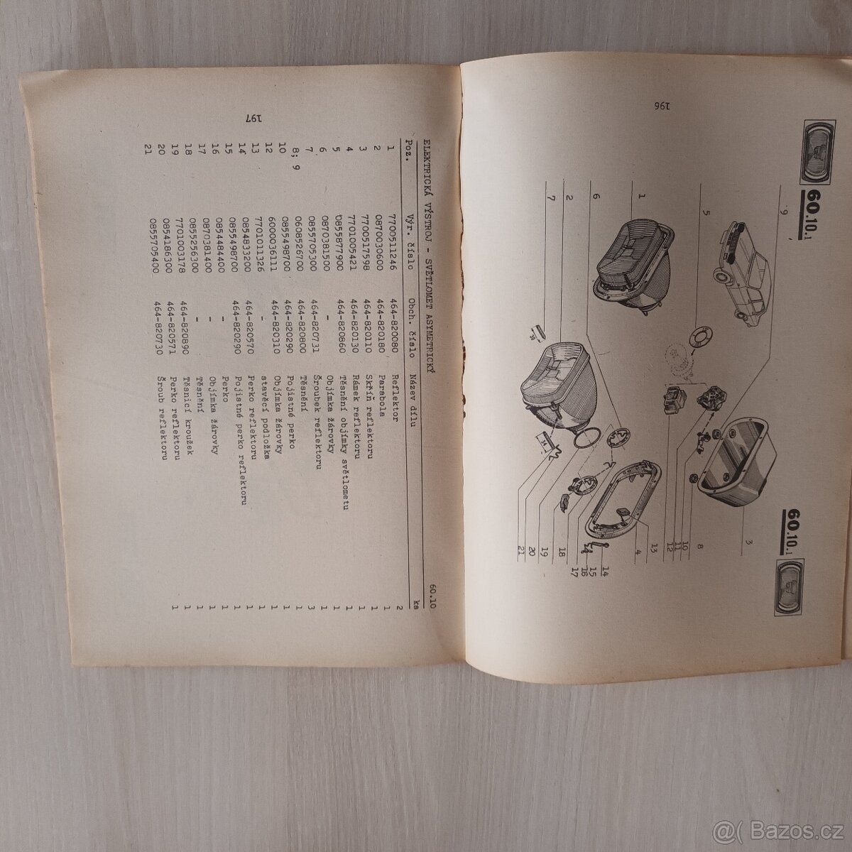 Katalog náhradních dílů Dacia 1300 - 2