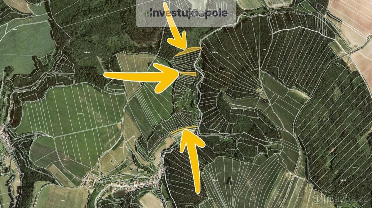 Prodej lesa 4 290 m², Letovice - Slatinka - 2