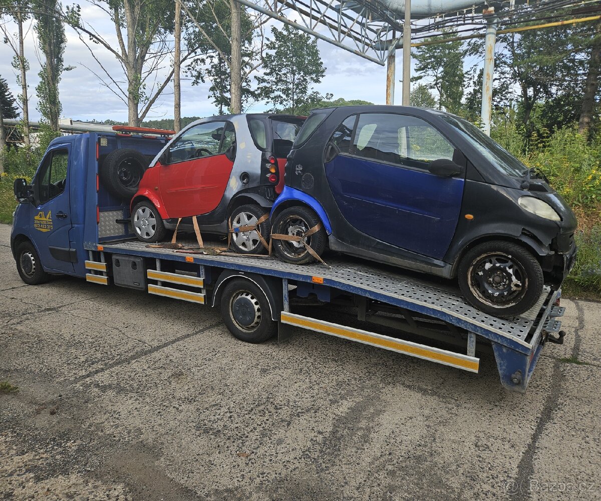 Bazar dílů na Smart Fortwo 450 rok 98-07 - 2