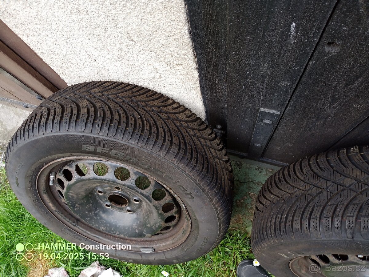 Zimní Pneumatiky 4x.215/55 R16. - 2