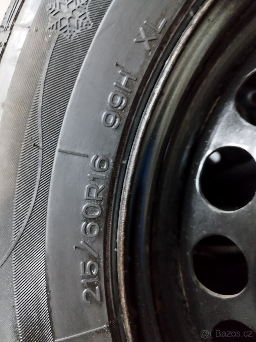 Zimní sada kol 215/60 R16 - 2