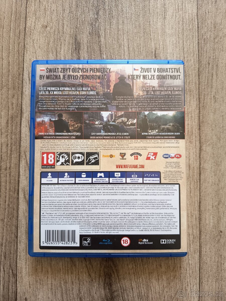 Mafia Definitive edition PS4 - 2