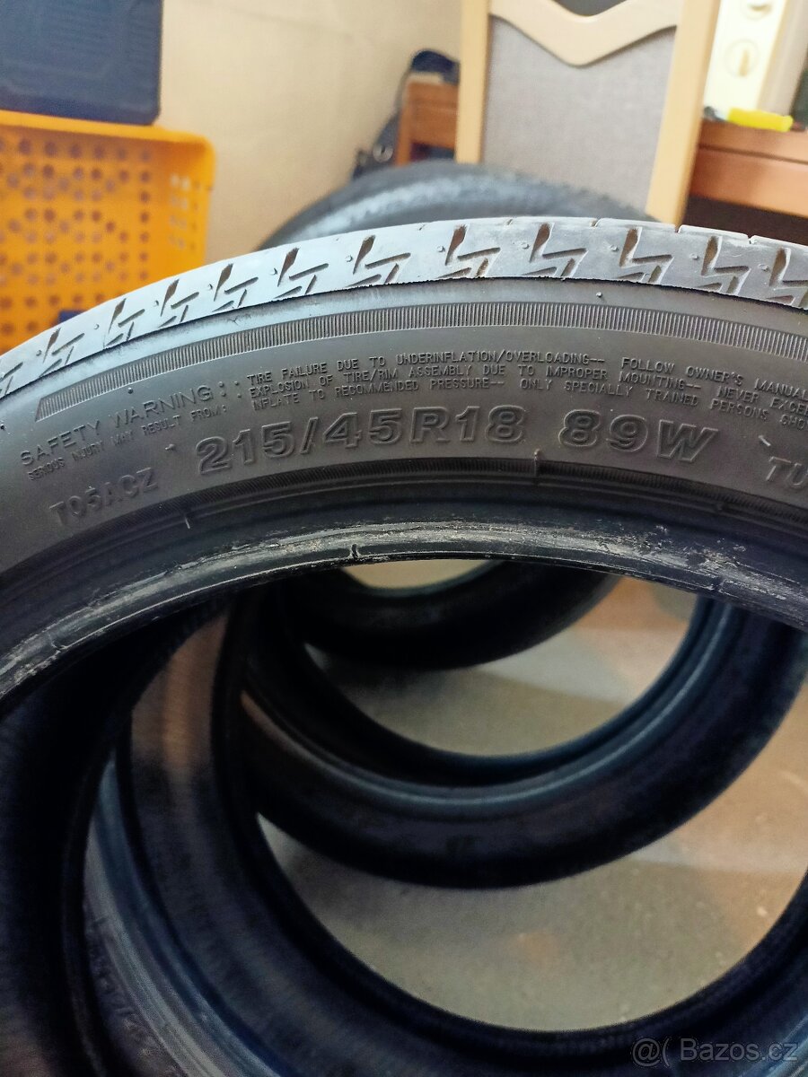 Bridgestone, 215 45 r18 letní - 2