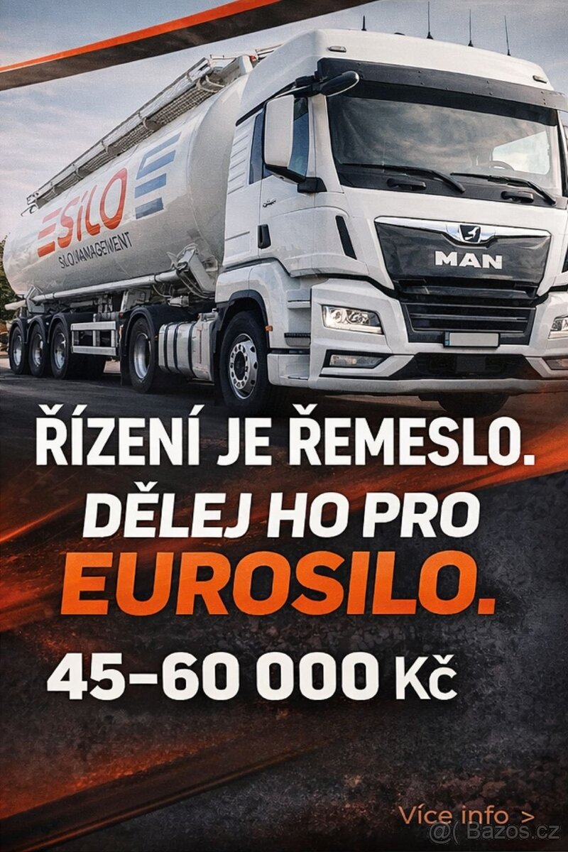 ŘIDIČ C+E – SILO CISTERNA | ČR až 60 000 Kč + bonus - 2