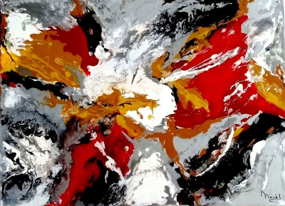 Abstraktní obraz 75x55 cm - 2