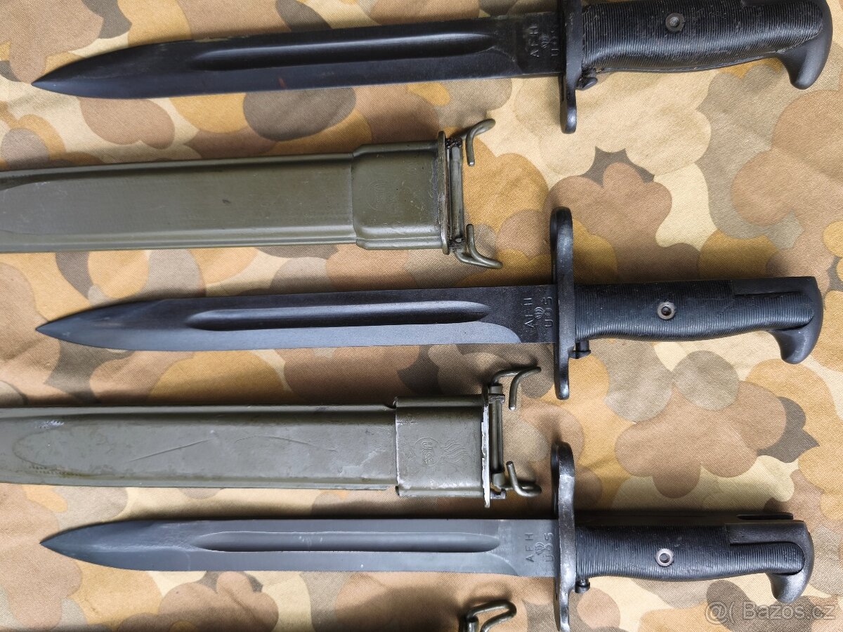 US army ww2 M1 Garand bodáky/bajonety - 2