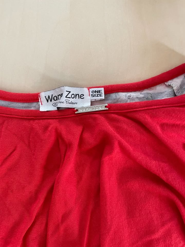 Růže top s volánem, vel One size, Warp zone - 2