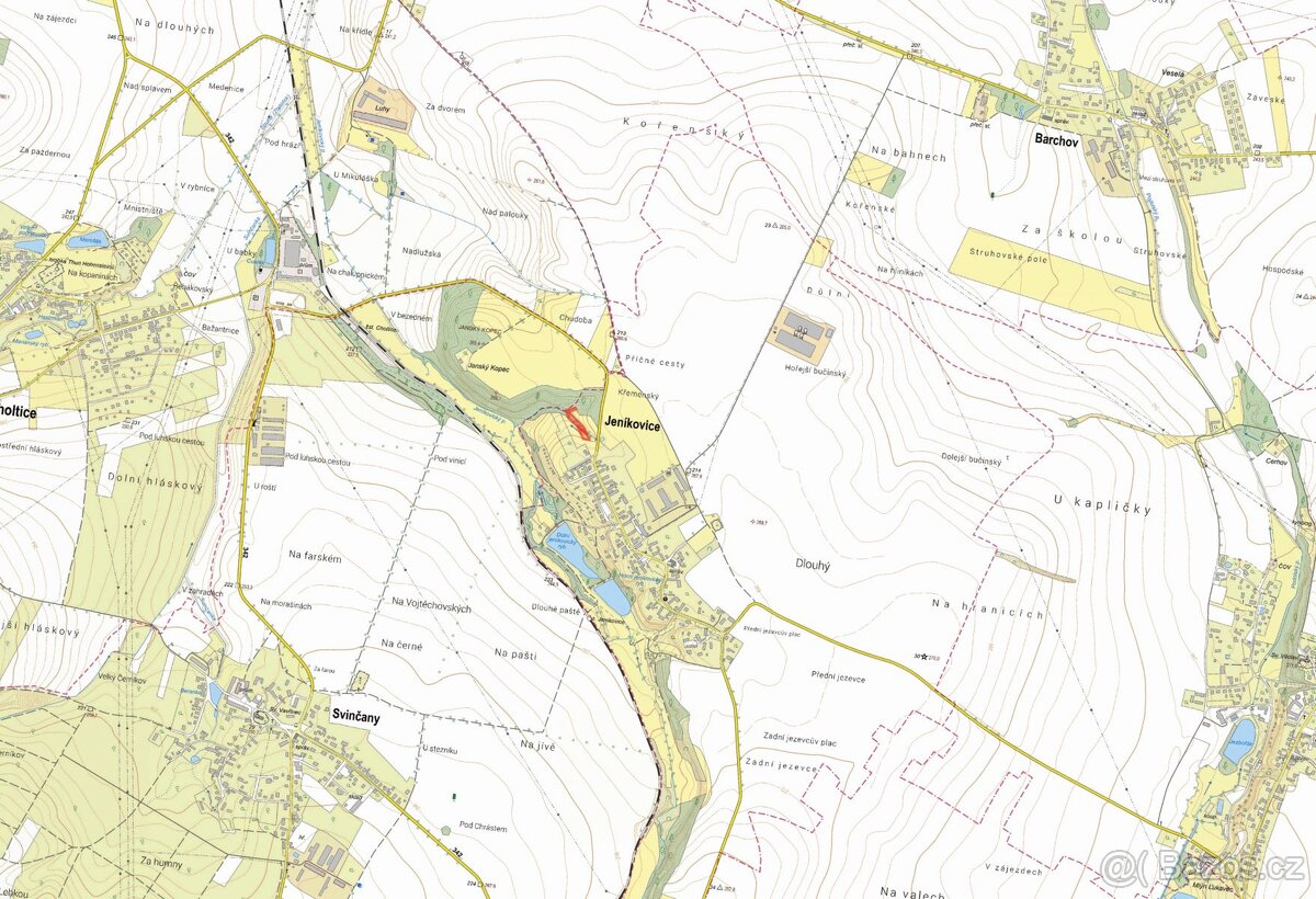 Louka, prodej, Jeníkovice, Pardubice - 2