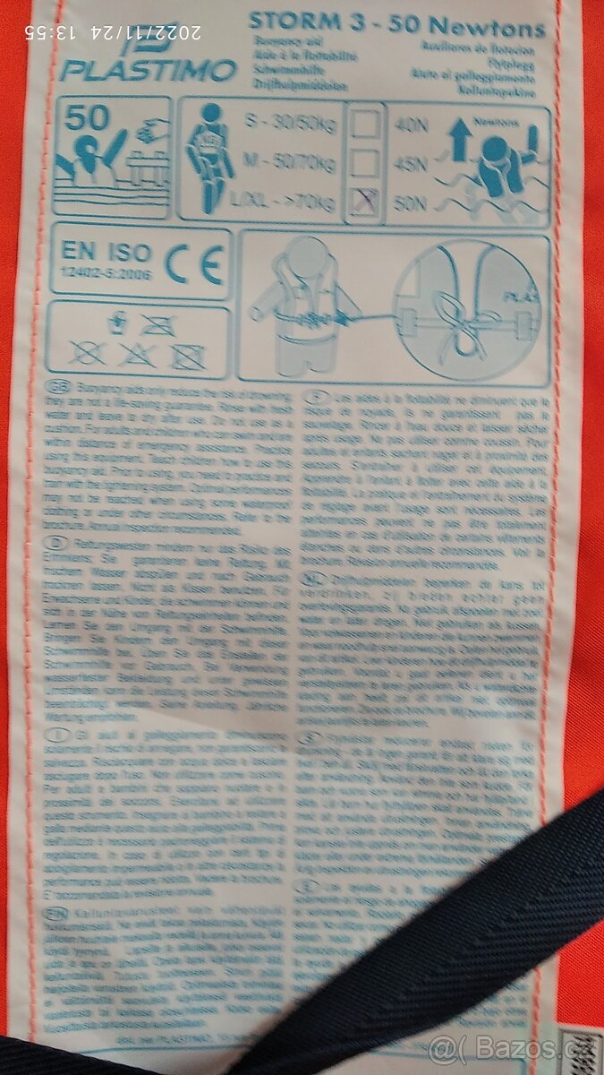 Záchranné límce 50 N dva kusy - 2