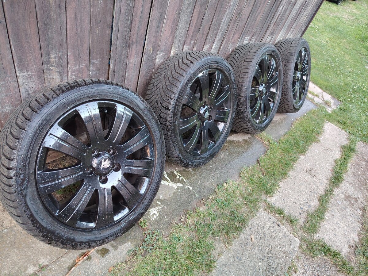 Alu kola skoda Superb 2 205/50/17 - 2