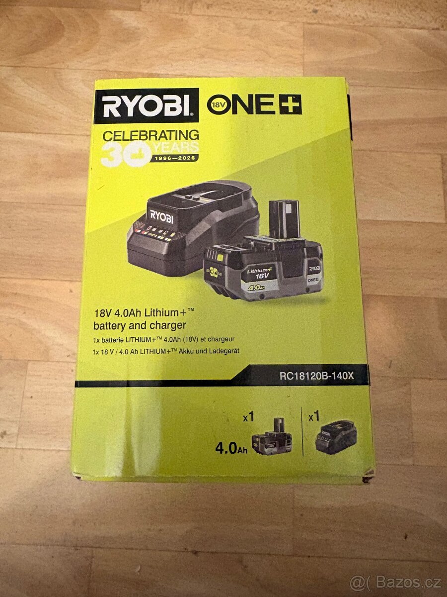 Ryobi ONE+ Akumulátor RB1840X + nabíječka - 2