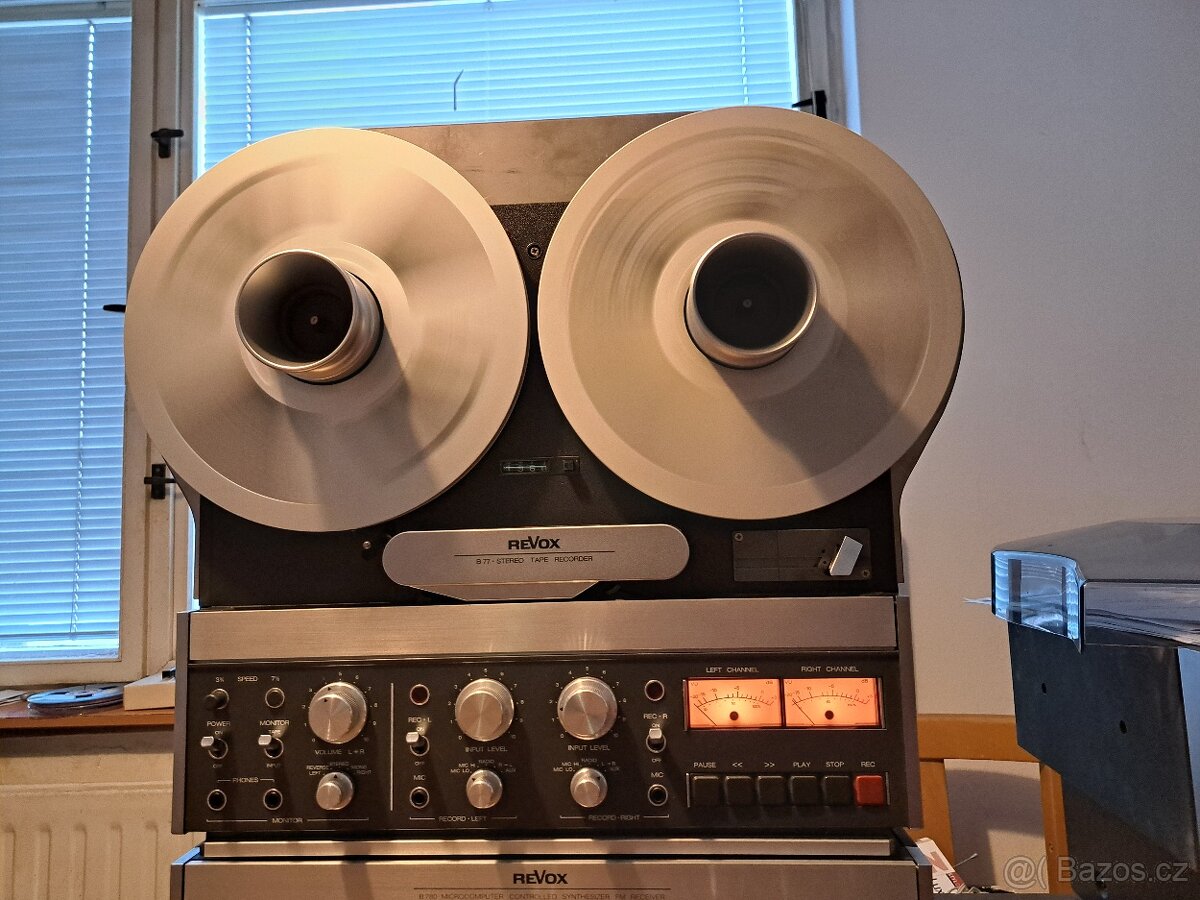 Revox B-77 top stav s příslušenstvím - 2