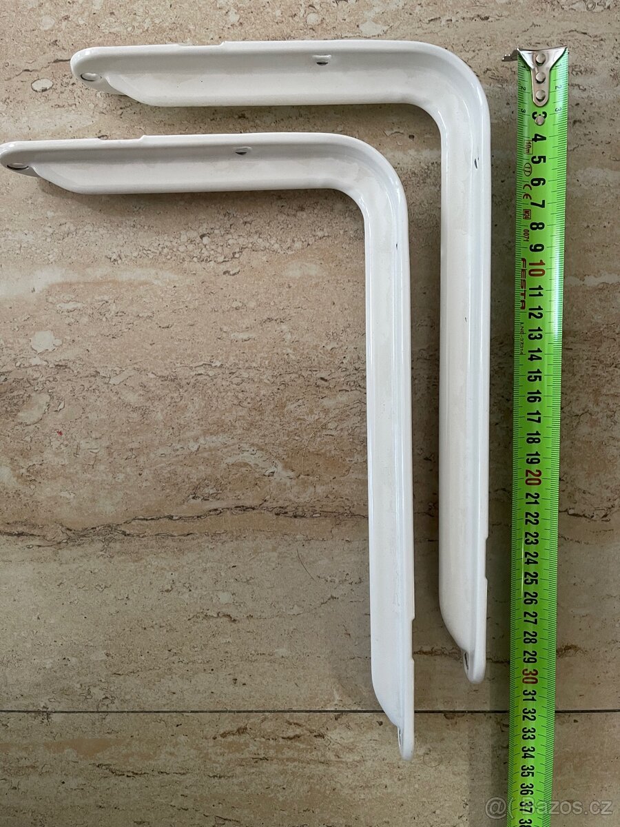 Kovové konzoly 30x20 cm 2 ks - 2