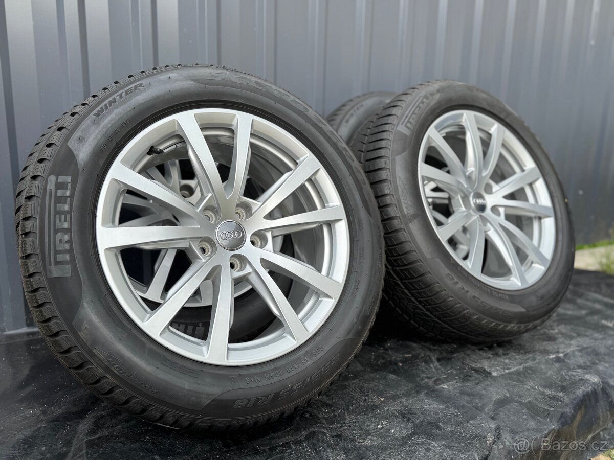 ORIGINAL AUDI R18 + ZIMNI SADA 235/55 R18 Pirelli - 2
