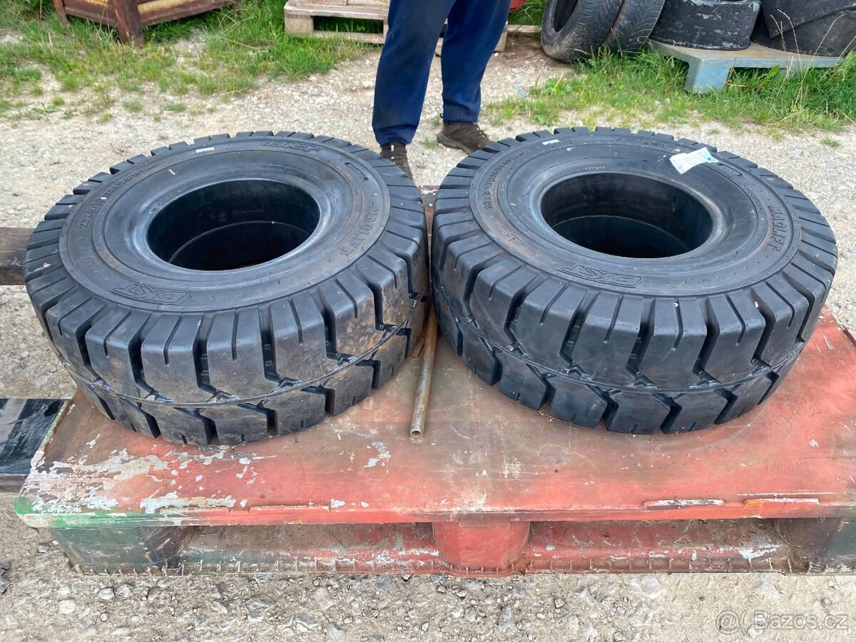 Bezdušové pneumatiky na VZV - 2
