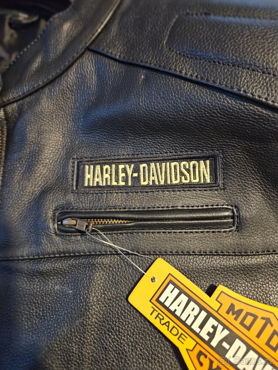 Kožená vesta Harley Davidson - 2