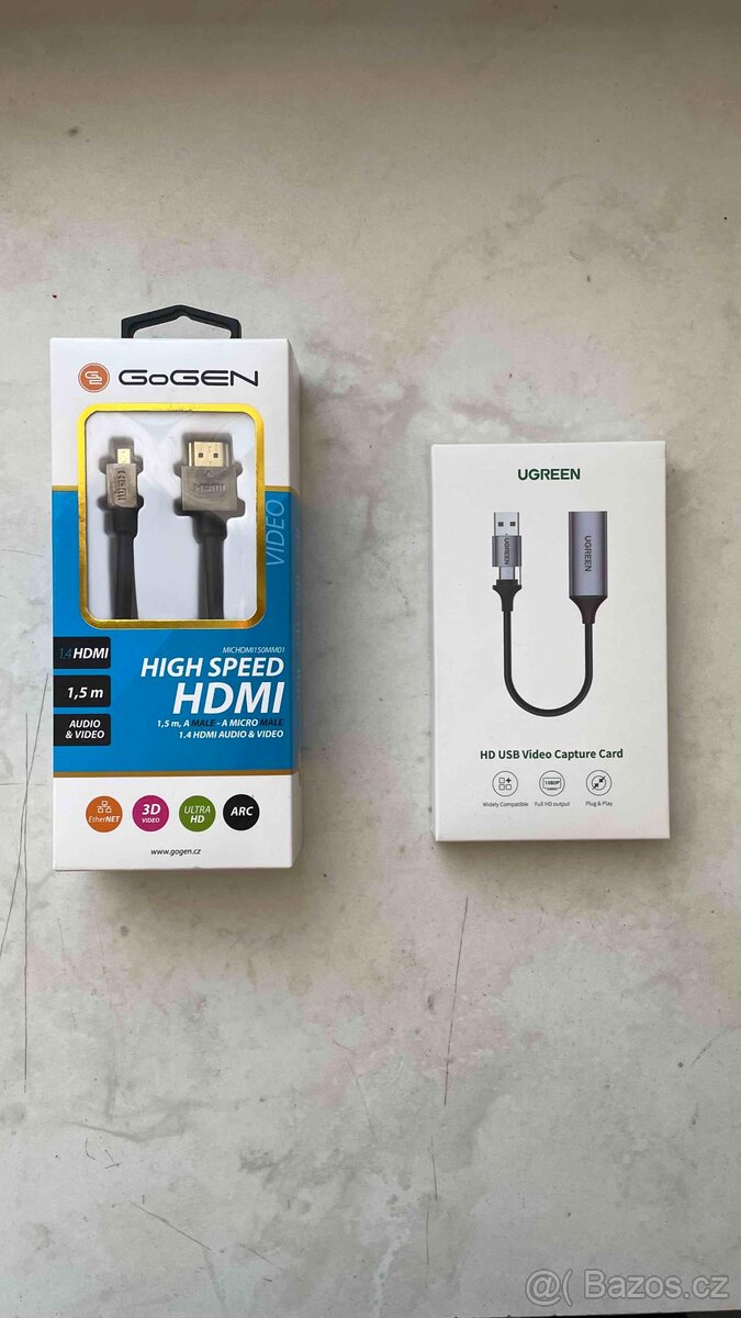 Prodám HDMI / HDMI micro + Redukce UGREEN USB, USB-C/HDMI - 2