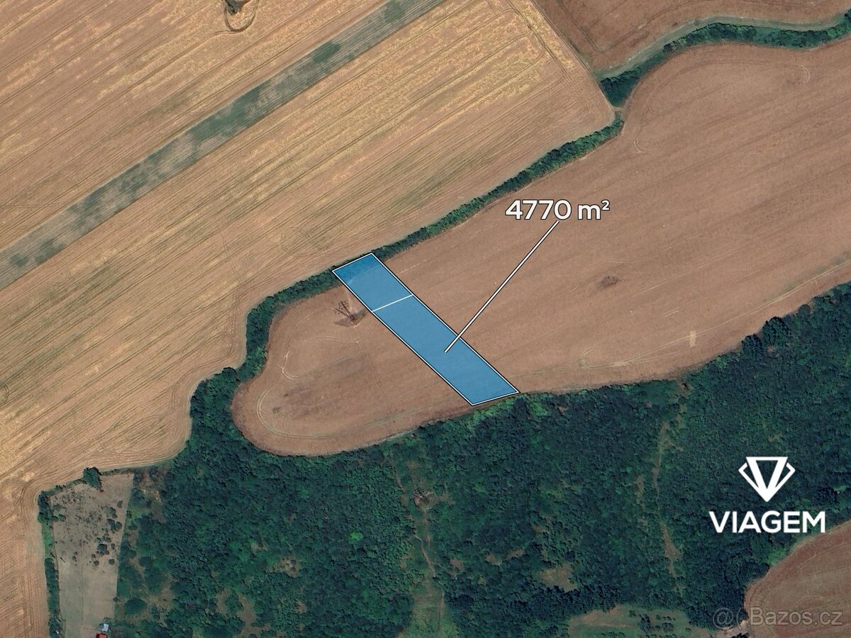Pole 4 770 m², Podíl 25 % o výměře 1 193 m² - 2