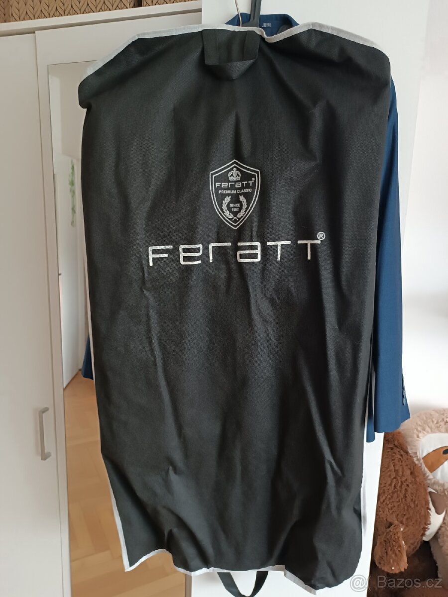 Pánský oblek modrý Ferrat Axel - 2
