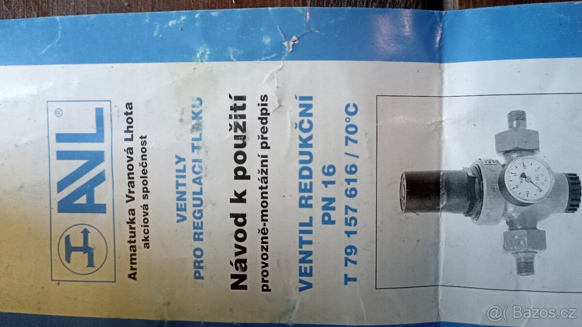 Regulátor tlaku vody - 2