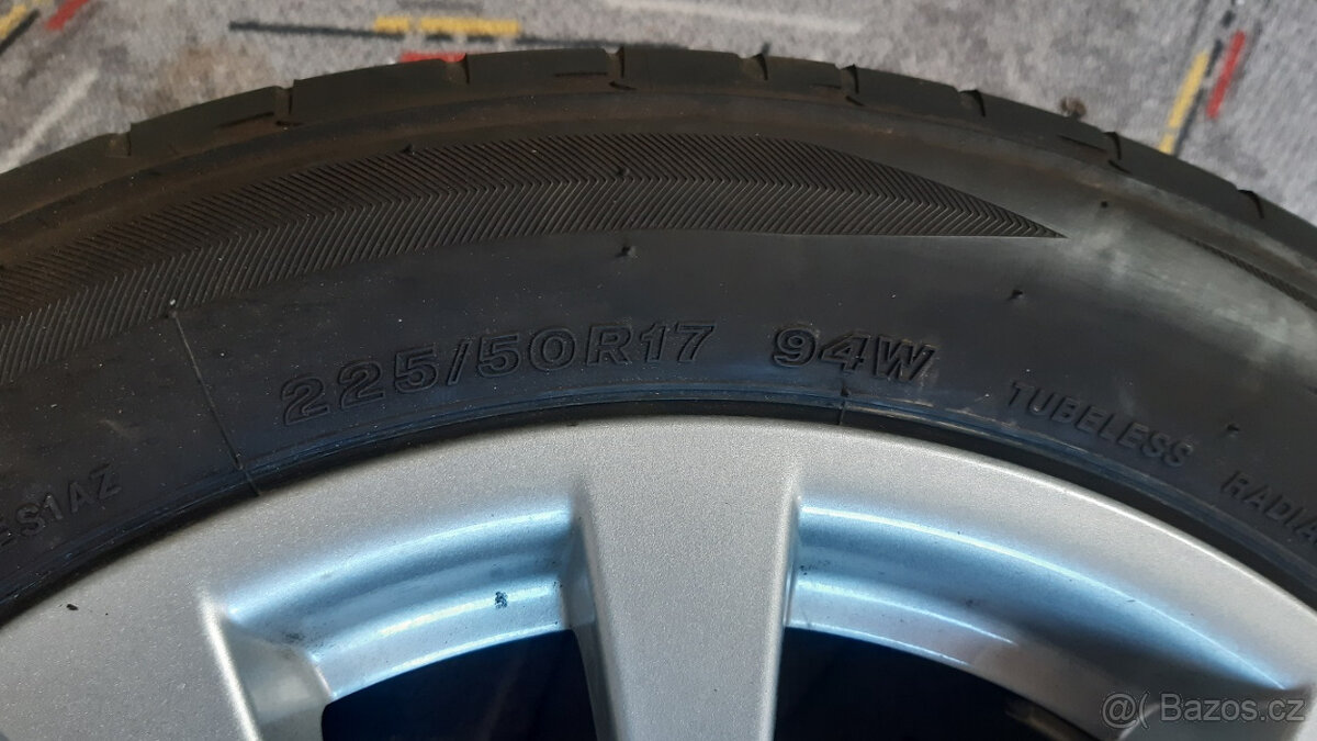 kompletní sada 4 ks pneu s AL ráfkem - 2