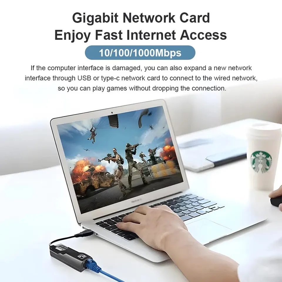 Gigabitová síťová karta. Externí s RJ45. NOVÁ. - 2