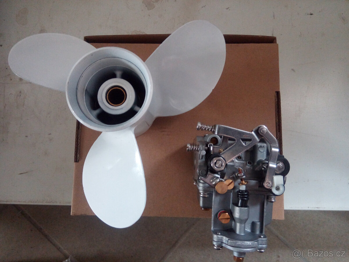 Lodní motory Karburátory Yamaha 2,5-15 + vrtule NOVÉ - 2
