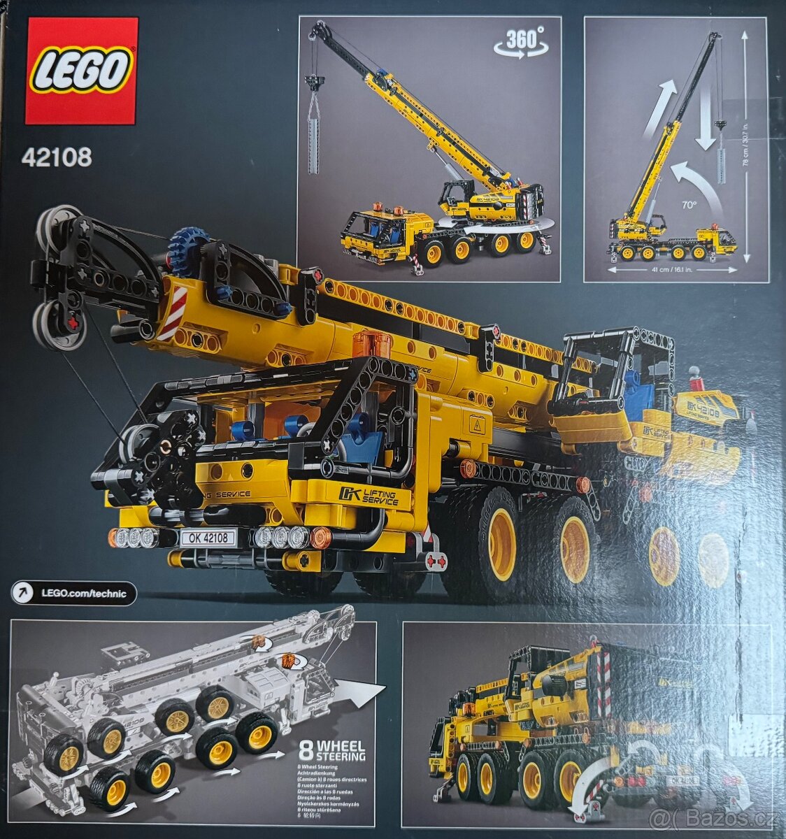 Lego Technic 42108 Pojízdný jeřáb - 2