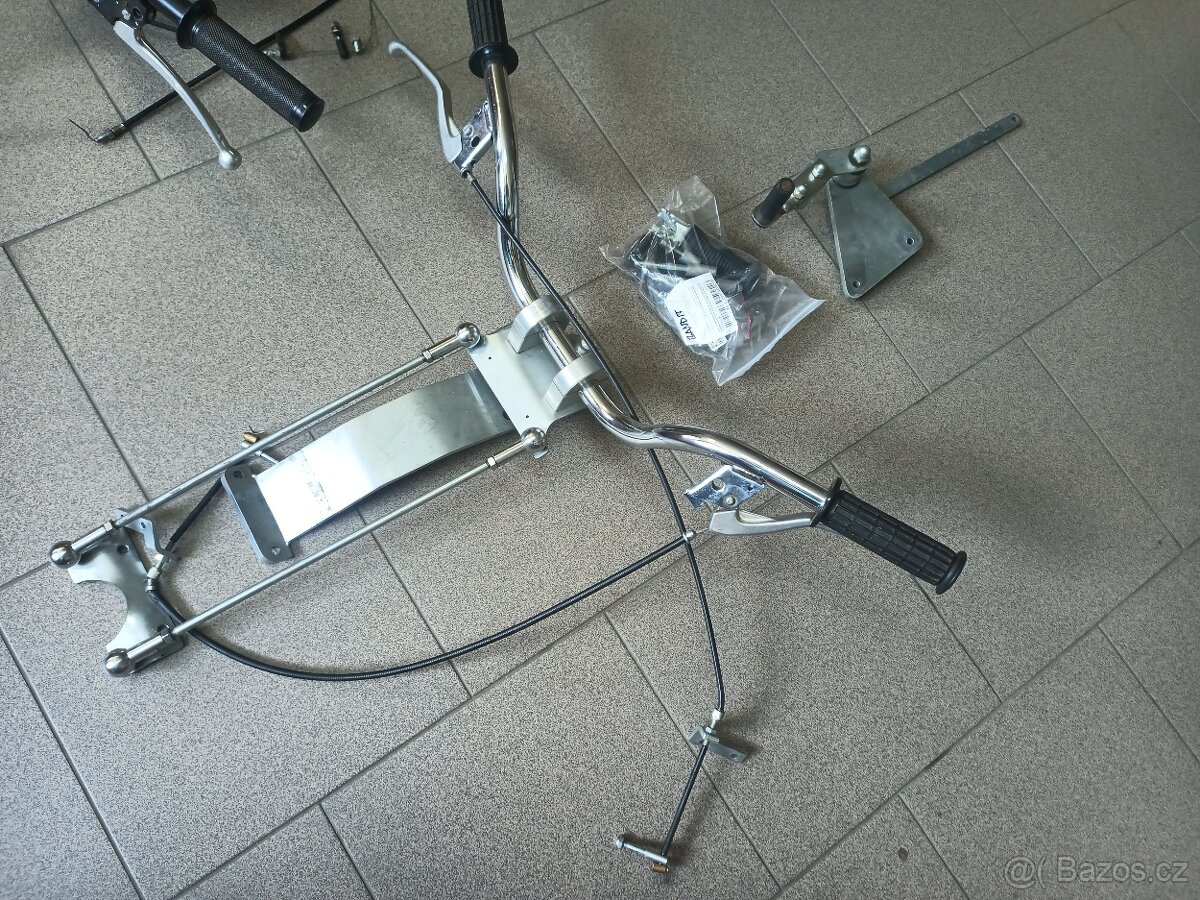 Prodám dvojí řízení řidítka na motocykl Motoškola - 2