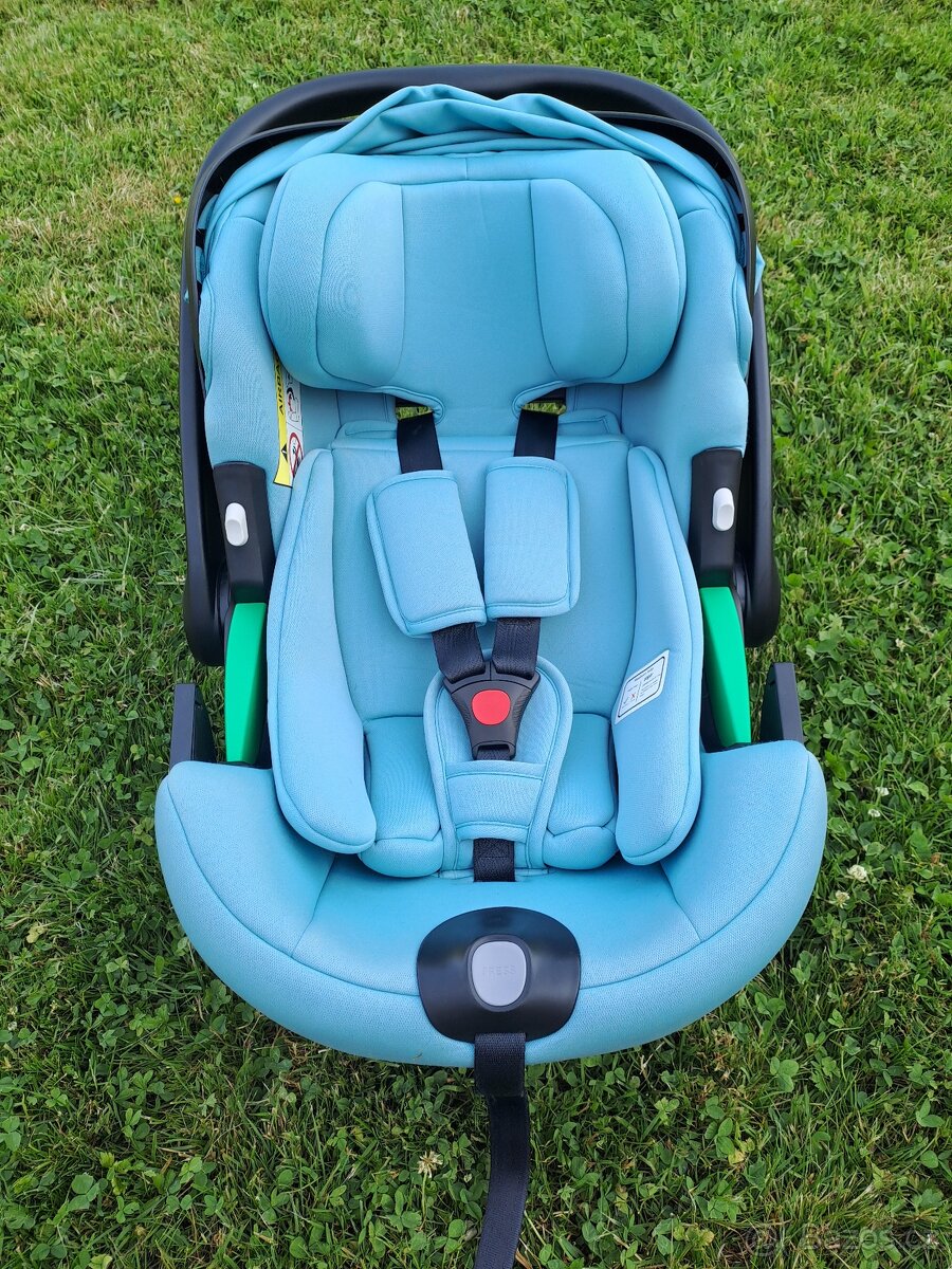 Autosedačka Zopa XM Plus i-Size Bundle, aquatic green - 2