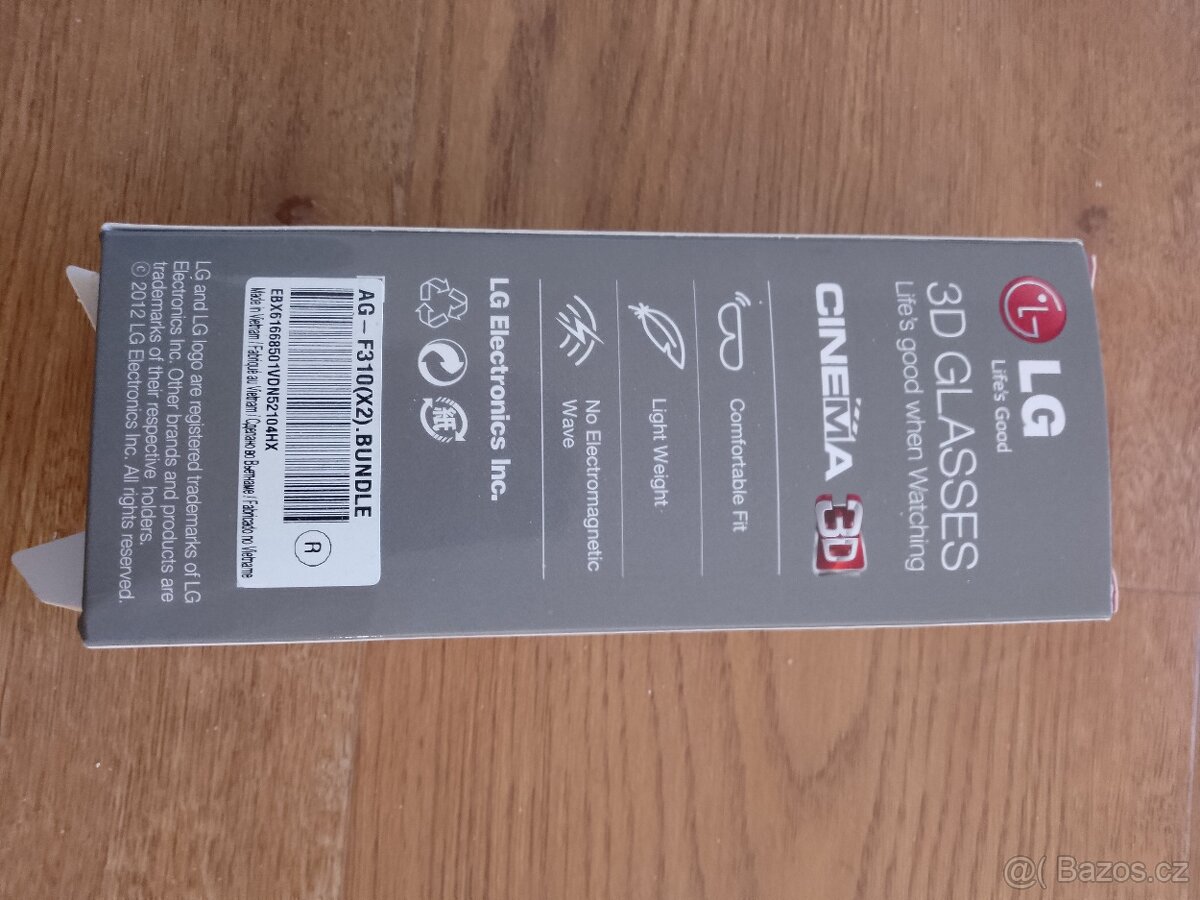 3d brýle LG AG-F310, sada 2 kusů - 2