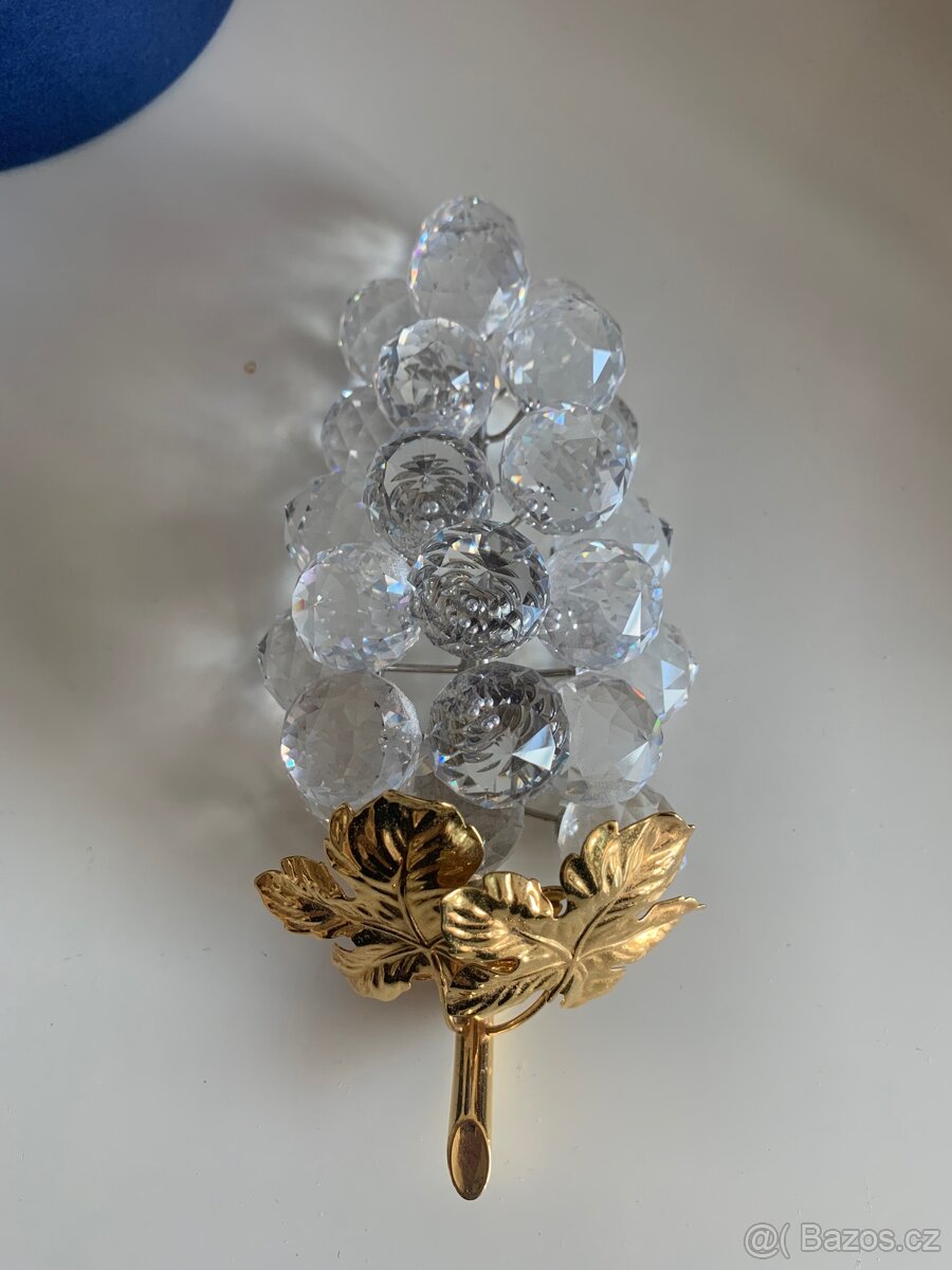 Dekorace hroznové víno Swarovski - 2