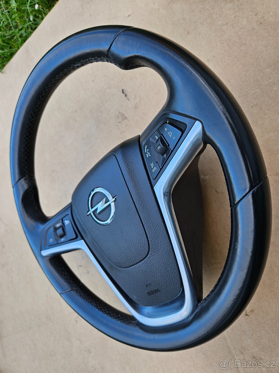 Opel Insignia Zafira Meriva volant multifunkční kůže airbag - 2