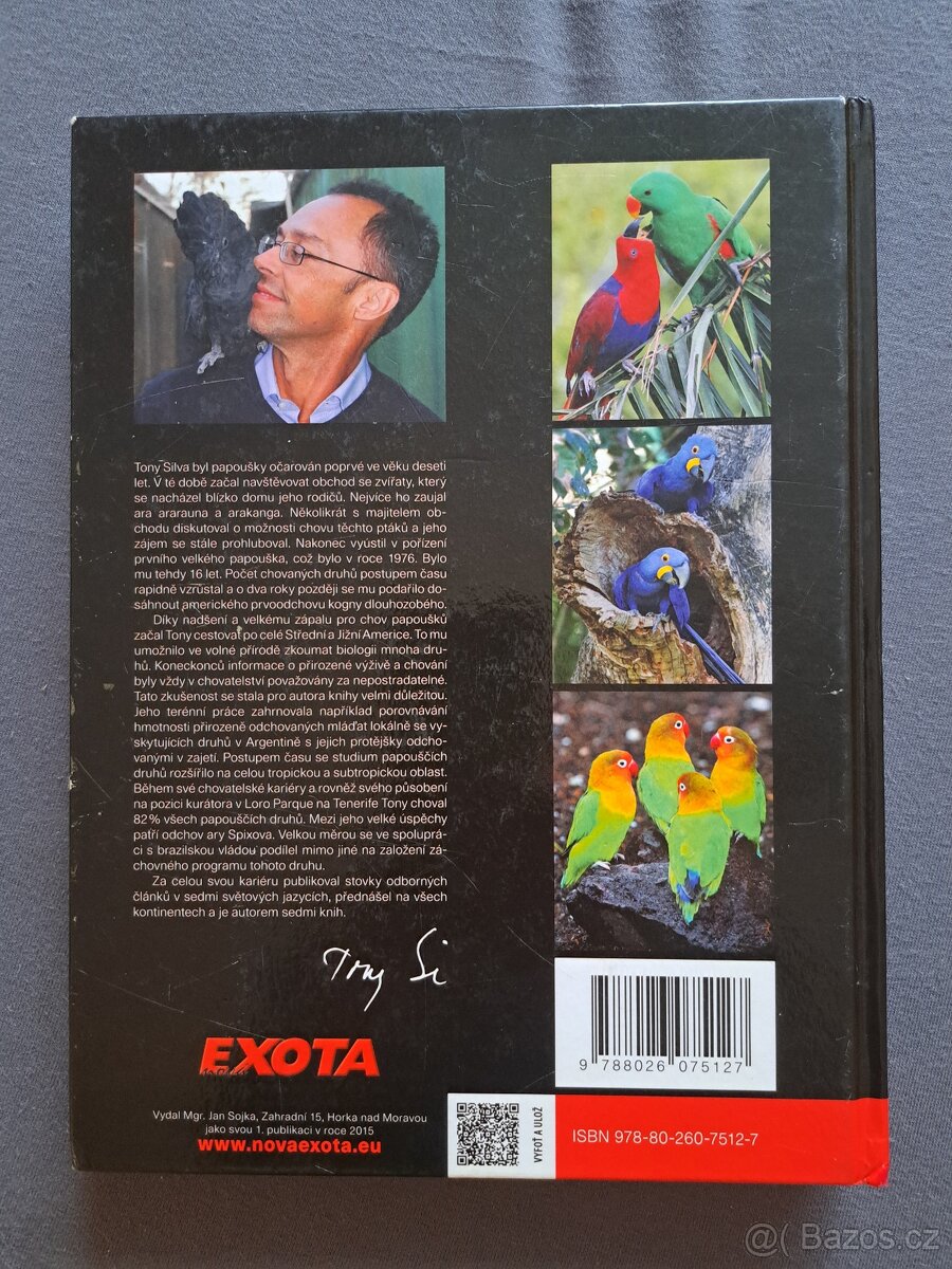 Odborná literatura - chovatelství - papoušci - 2