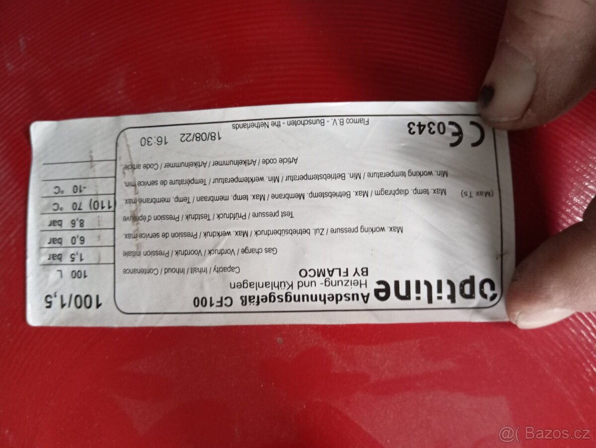 Expanzní nádoba 100 l - 2