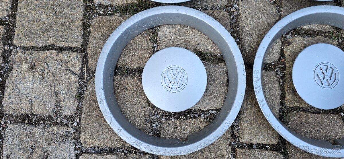 Středové pokličky + límce VW 14" + origo plechy - 2