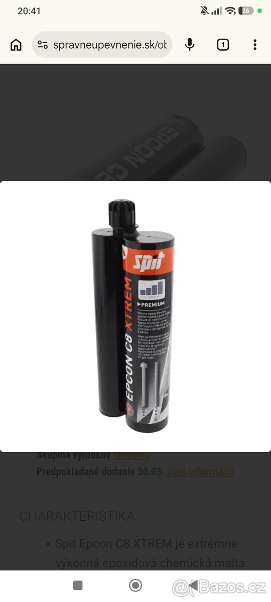 Chemická kotva Špit multi max - 2