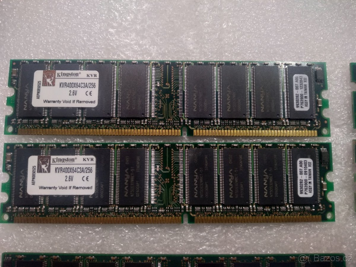 Paměťové moduly RAM DDR DIMM - 2