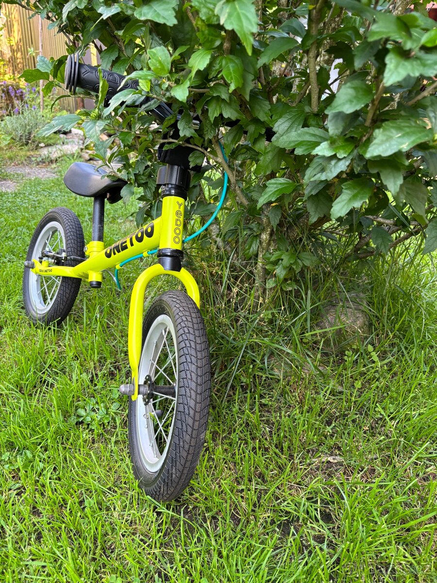 Odrážedlo Yedoo OneToo 12" - Lime - 2