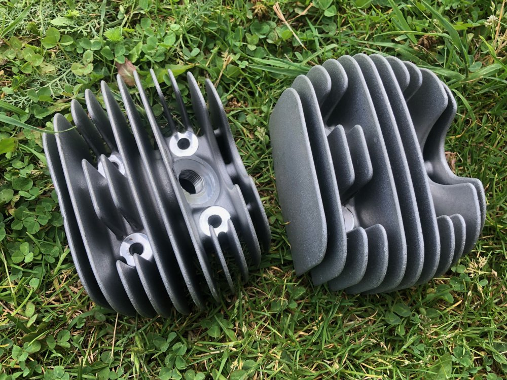 Jawa 50 - hlava válce, upravená, Barikit - 2