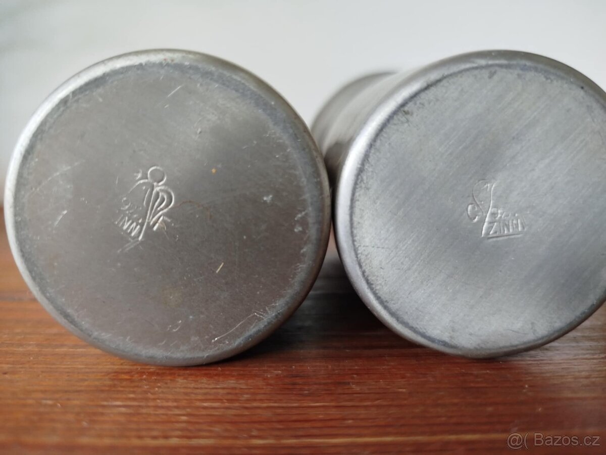 cínové pohárky - 2