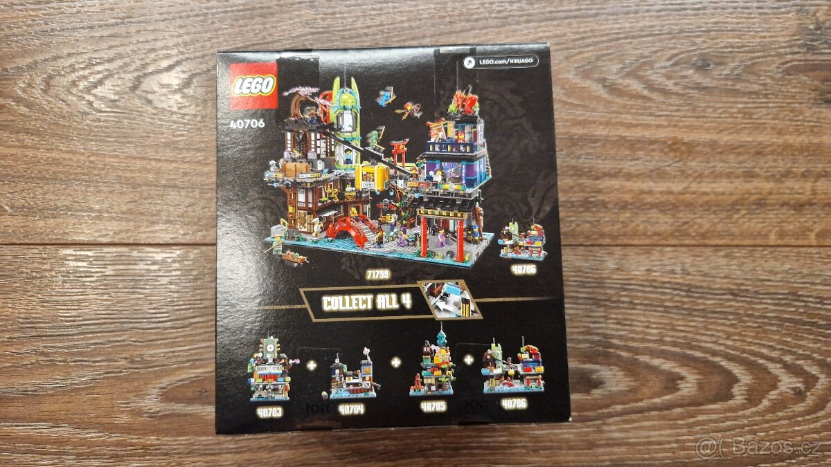 Nové Lego 40706 Micro Ninjago City Markets - 2