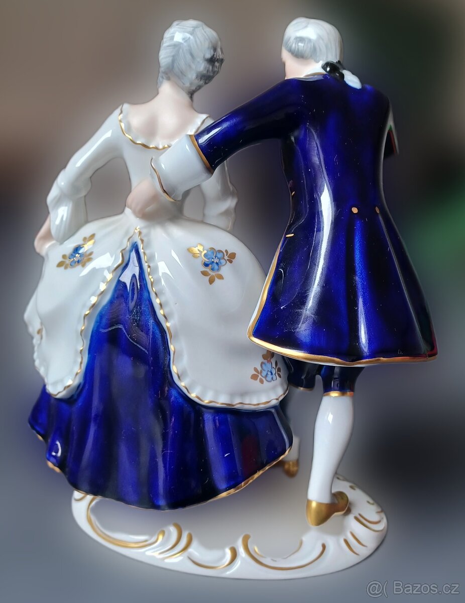 Porcelán taneční pár rokoko - 2