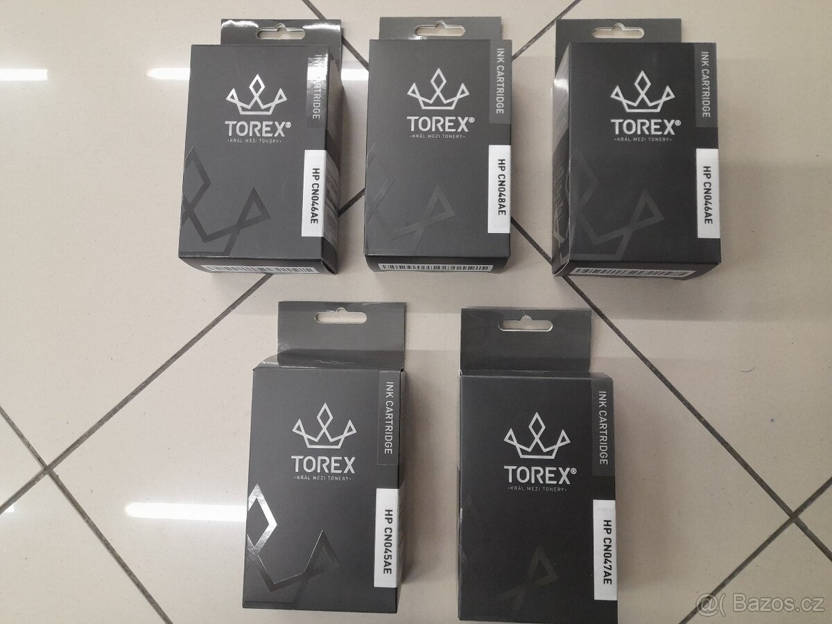 Inkoustové tonery Torex pro HP OfficeJet - 5ks - 2