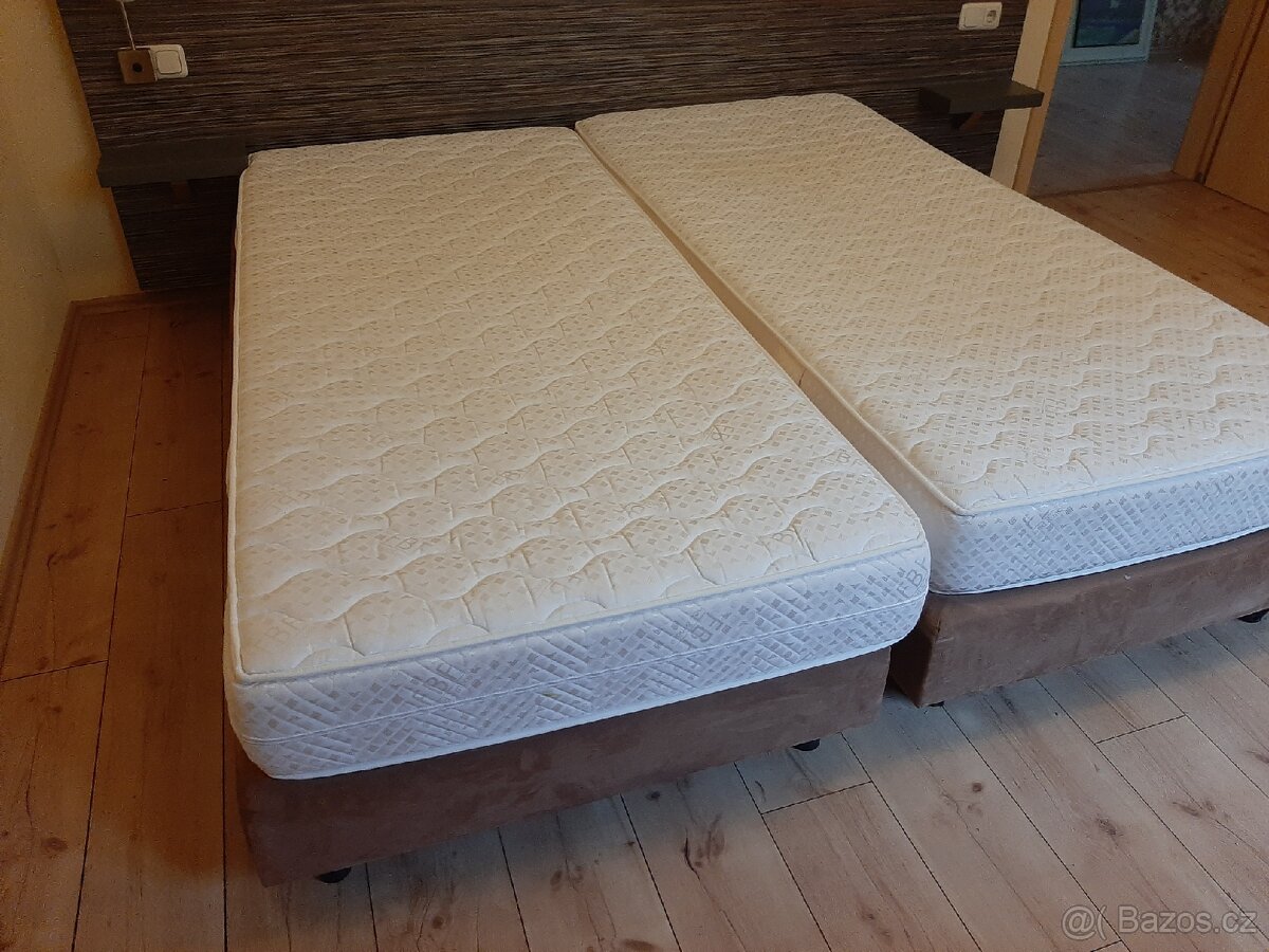 40ks postele z hotelu boxspring včetne matrace - 2