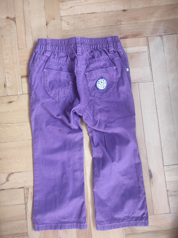 Letní plátěné kalhoty 86–91 cm - 2