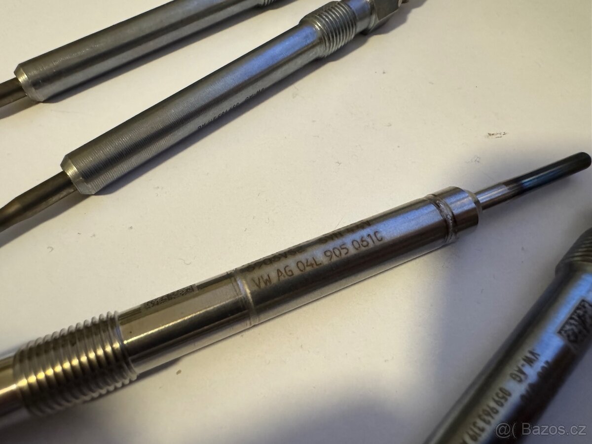 Sada originální nové zhavicky svíčky VW group motory 2.0tdi - 2