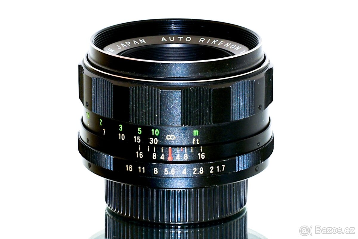 Rikoh Rikenon auto 1,7/50mm Japan M42 TOP STAV - 2