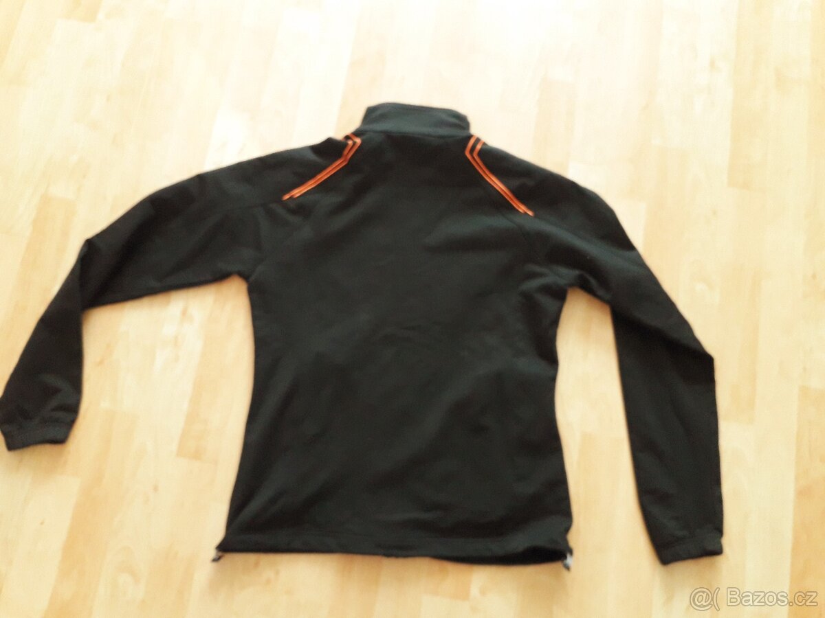 Unisex mikina černo- oranžová + dárek zdarma - 2