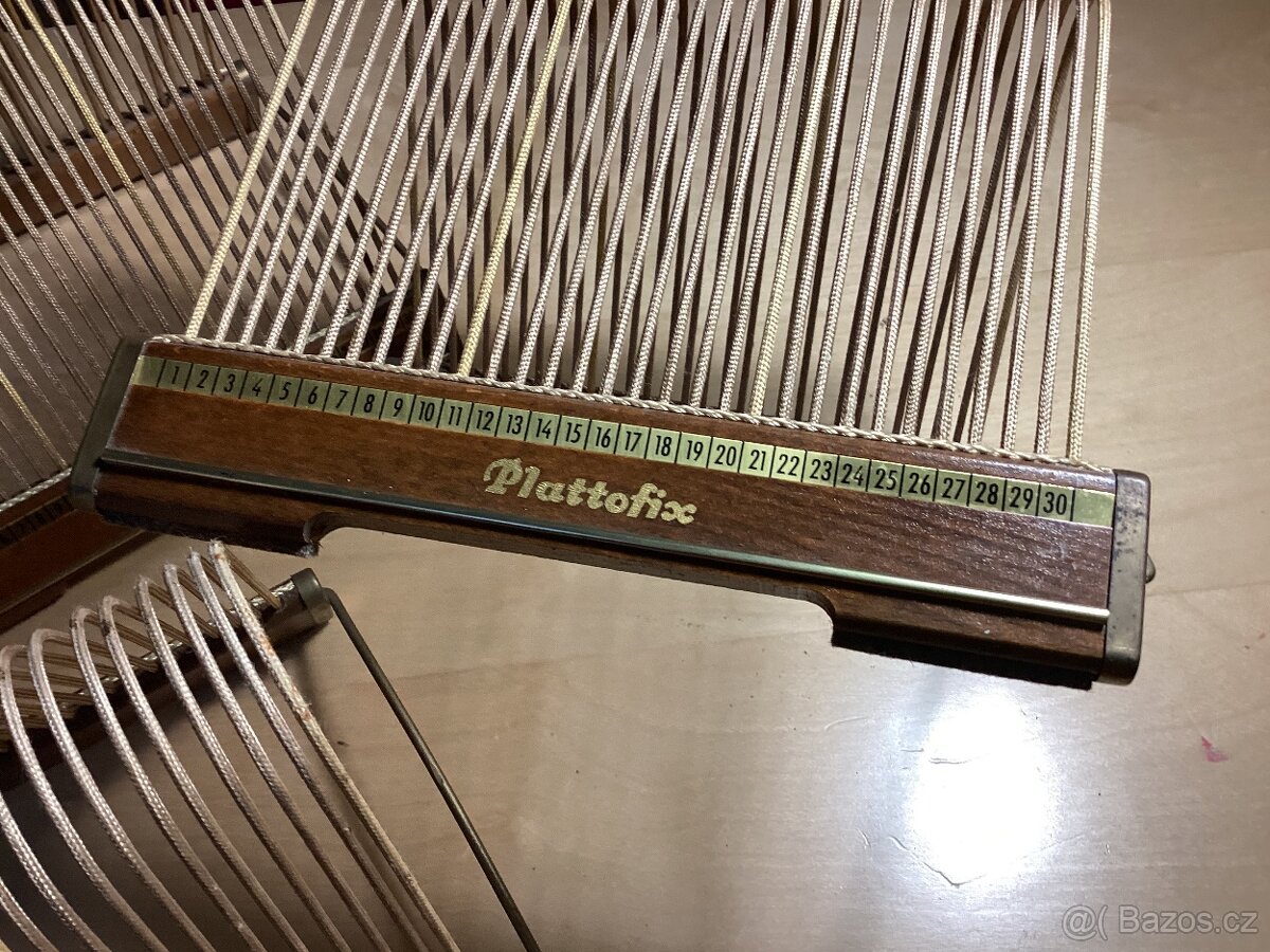 Retro stojan na LP, 3 ks, Plattofix - 2